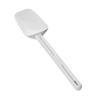 Rubbermaid Commercial Spoon-Shaped Spatula, White, 13-1/2 Inch, FG193400WHT