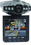 Coby ALL NEW 25 SWIVEL SCREEN 1080p Car Dash Cam and DVR Box with Auto ONOFF Automatic Recording and Microphone to Record Sound