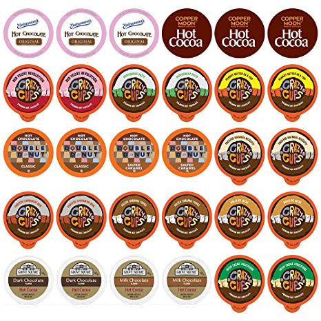 Perfect Samplers Single Serve for Keurig, Cocoa, 30Count
