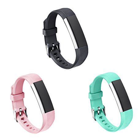 GinCoband 3PCS Fitbit alta HR bands,Replacement bands for Fitbit Alta,Fitbit alta HR with Watch Buckle