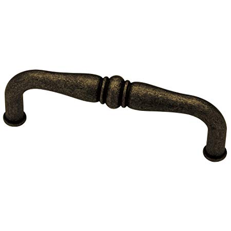 Liberty P16575C-BAB-C Kentworth 3-3/4 in. (96mm) Kitchen Cabinet Hardware Drawer Handle Pull, Burnished Antique Brass