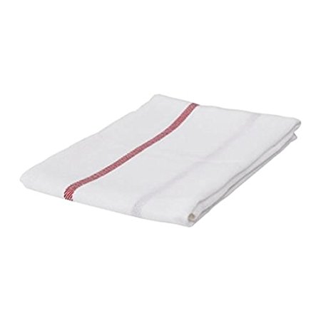 Ikea Dish Towel 101.009.09, Pack of 10, White, Red