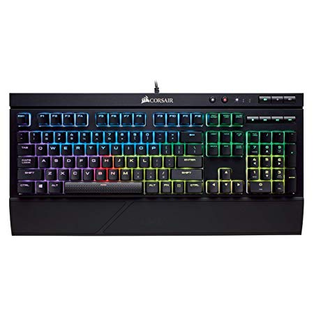 CORSAIR K68 RGB Mechanical Gaming Keyboard, Backlit RGB LED, Dust and Spill Resistant - Linear & Quiet - Cherry MX Red (Renewed)