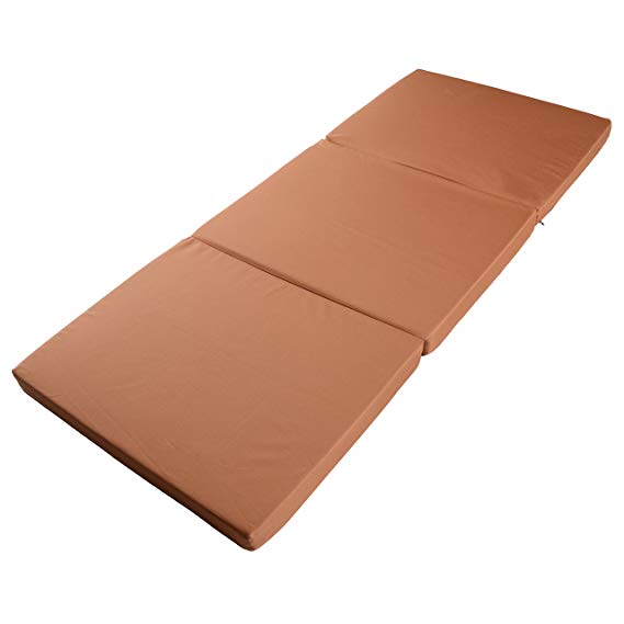 Milliard Tri-Folding Outdoor Sleeping Pad for Travel & Camping | Splash & Slash-Resistant Cover | Cot Size (31” x 75” x 3”)