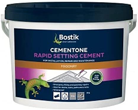 Bostik Cementone Waterproof Rapid Setting Cement 5kg 540156