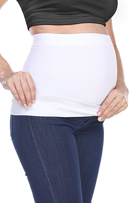 La-Reve Maternity Belly Band for Pregnancy - Seamless Waistband for all Stages of Pregnancy