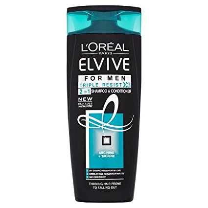 L'Oreal Elvive Men Triple Resist 2 in 1 250ml Pack of 6