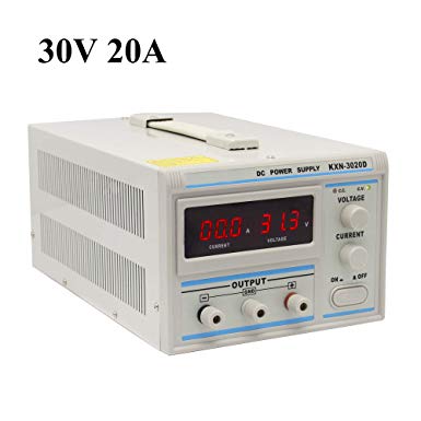 DC Power Supply 30V/20A Adjustable Switching DC Regulated Power Supply 110V/220V with US Power Cord from BAOSHISHAN