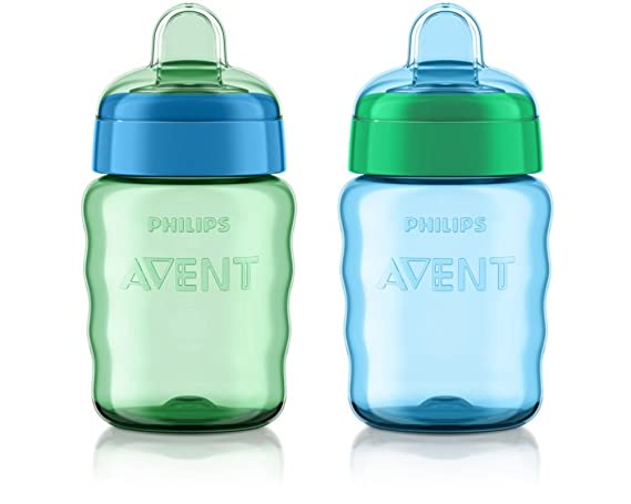 Philips Avent My Easy Sippy Spout 9-Ounce Cup (Pack of 2) Blue