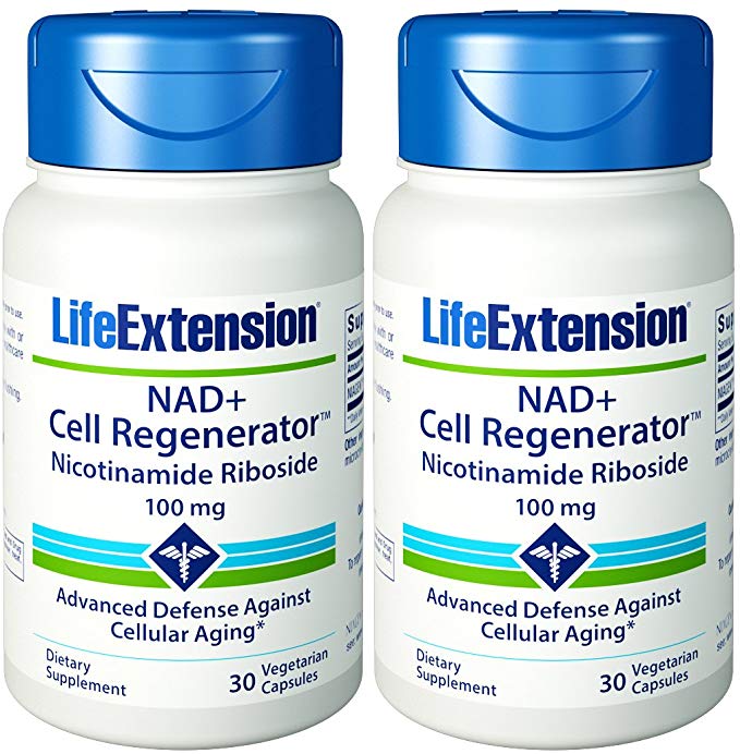 Life Extension Nad  Cell Regenerator Nicotinamide Riboside 30 X 2 by Life Extension