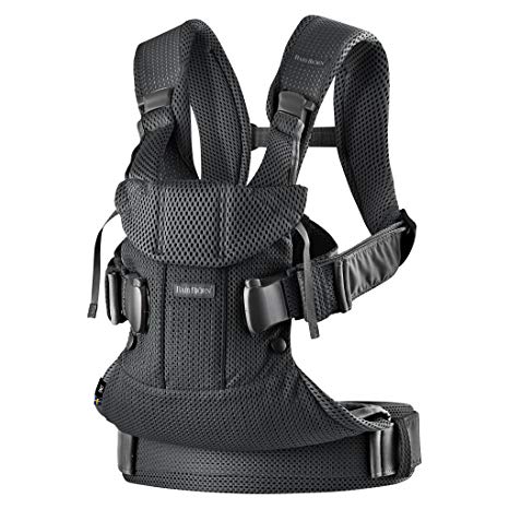BABYBJÖRN New Baby Carrier One Air 2019 Edition, Mesh, Black