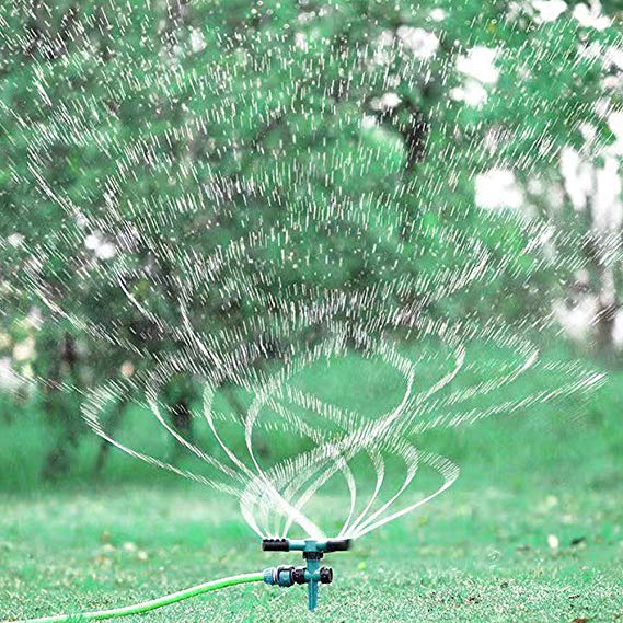 PXTAI Garden Sprinkler, 360° Rotating Yard Sprinkler, Ground Covered Lawn Sprinkler Automatic Spray with for Garden, Yard,Kids (1)