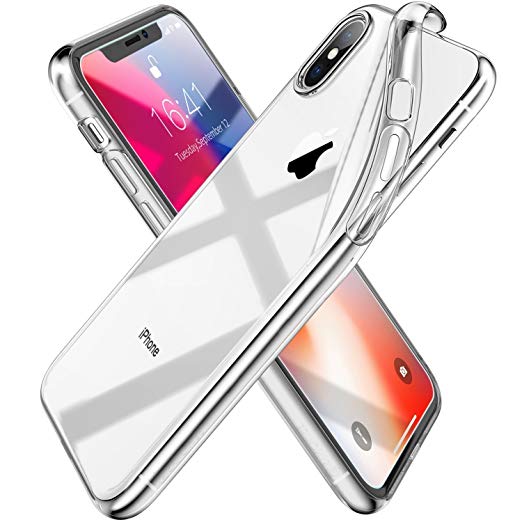 Syncwire iPhone X Case - UltraFlex Series Soft Protective Cover [Support Wireless Charging] with Flexible Protection and Premium Crystal TPU for 5.8" Apple iPhone X/iPhone 10 (2017) - Crystal Clear