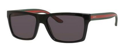 Gucci GG1013/S Sunglass-051N Shiny Black (3H Smoke Polarized Lens)-56mm