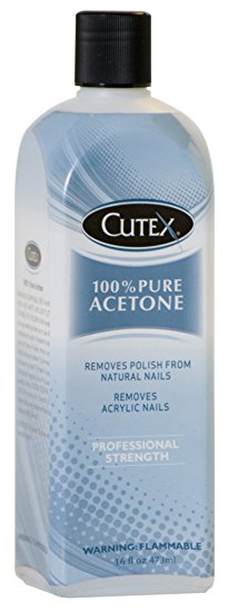 Cutex 67021 16 Oz 100% Pure Acetone