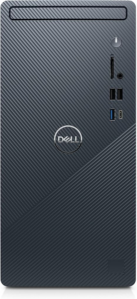 Dell Inspiron 3020 Tower Desktop Computer - 13th Gen Intel Core i7-13700 16-Core up to 5.20 GHz Processor, 32GB DDR4 RAM, 1TB NVMe SSD   12TB HDD, Intel UHD Graphics 770, DVD RW, Windows 11 Pro