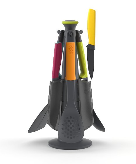 Joseph Joseph Elevate Carousel Knives and Utensils Set - Multi-Colour