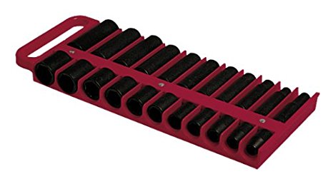 Lisle 40900 Red 1/2" Magnetic Socket Holder