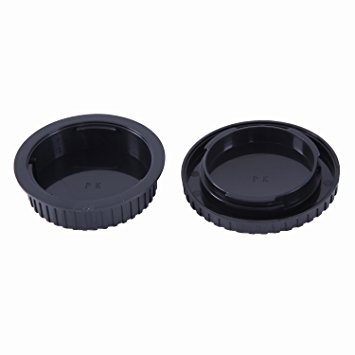 Movo Photo Lens Mount Cap and Body Cap for Pentax DSLR Camera