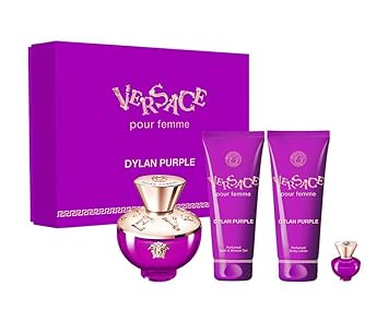 Versace Dylan Purple 4 Pcs Eau De Parfum Gift Set For Women