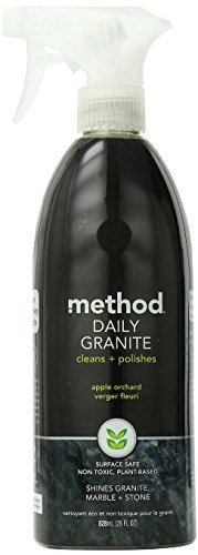 Method Daily Granite & Marble Cleaner Spray, Apple Orchard, 28 Ounce, (Pack of 3)