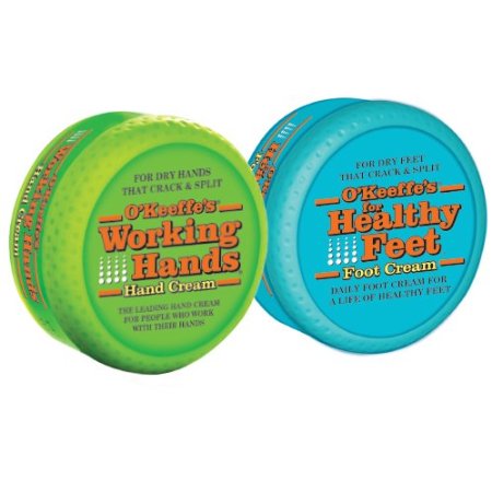 OKeeffes Working Hands and Healthy Feet Combination Pack of Jars