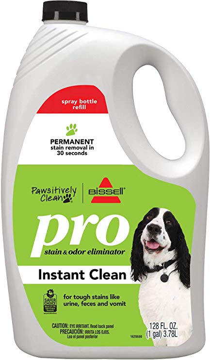 Bissell Pawsitively Clean Pro Pet Stain & Odor Eliminator Instant Clean Refill, 128oz, 2185