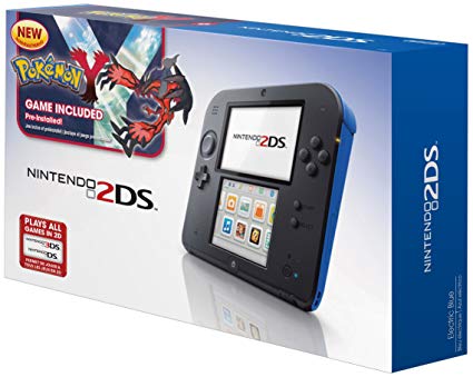 Nintendo 2DS Handheld Gaming System with Pokemon Y (Blue)