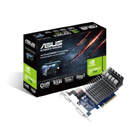 Asus NVIDIA Gt 710 1 GB Passive Cooling Pci-E Graphics Card