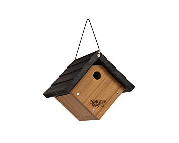 Nature's Way Bird Products BWH1 Bamboo Traditional Wren Hanging Bird House