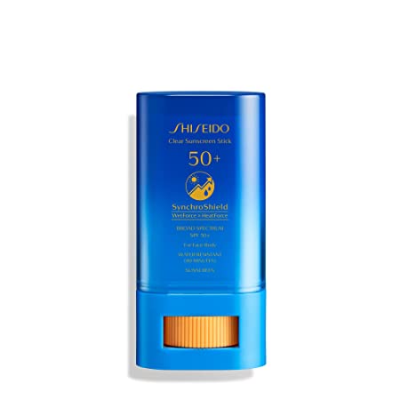 Shiseido Water-Resistant UV Protection Clear Sunscreen Stick, Broad Spectrum SPF 50 , 20G