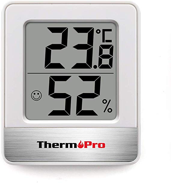 ThermoPro TP49 Digital Room Thermometer Indoor Hygrometer Mini Temperature Monitor Humidity Meter for Home Office Air Comfort Thermo Hygrometer