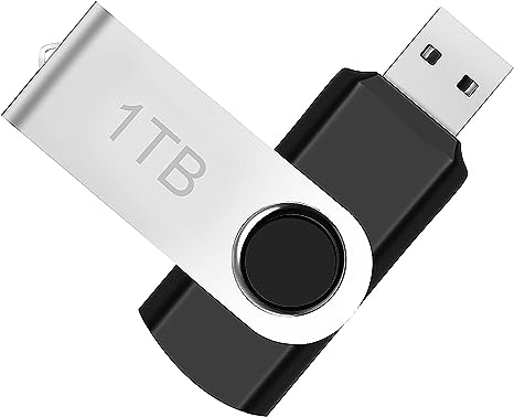 USB Drive 1TB, High-Speed Portable Thumb Drive 1TB, USB Memory Stick 1000GB with Keychain Design, USB Storage Flash Drive 1TB for Computer/Laptop- 60Mb/s