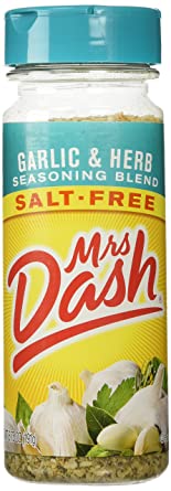 Mrs Dash Garlic & Herb Salt Free Blend, 6.75-ounce
