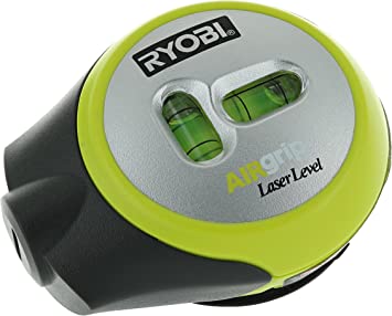 Ryobi ELL1002 Air Grip Compact Laser Level with Tripod Mounting and Corner Rounding Capability (AAA Batteries Included)