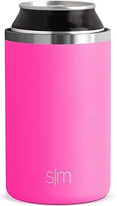 Simple Modern Standard Can Cooler for Beer, Soda, Sparkling Water | Vacuum Insulated Stainless Steel Drink Sleeve Holder Gift for Women 12oz Regular | Ranger Collection | Raspberry Vibes