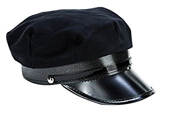 Kangaroo's Black Chauffeur Limo Driver Costume Hat