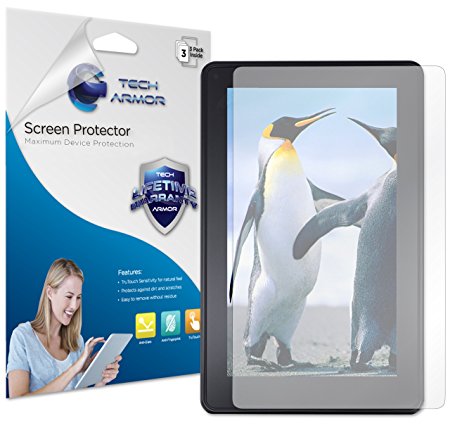 Kindle Fire HD Screen Protector, Tech Armor Anti-Glare/Anti-Fingerprint Amazon Kindle Fire HD 7" (2012) Film Screen Protector [3-Pack]
