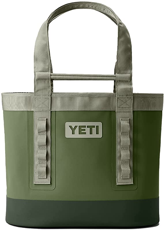 YETI Camino 35 Carryall with Internal Dividers, All-Purpose Utility, Boat and Beach Tote Bag, Durable, Waterproof, Highlands Olive