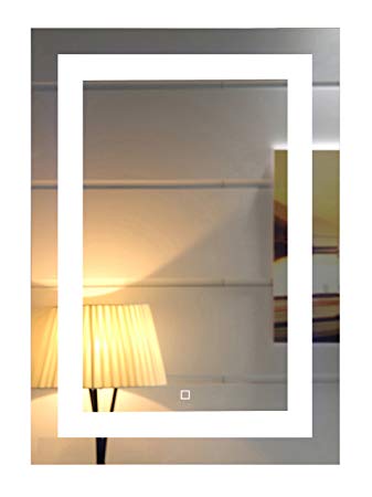 20X28 inch Wall Mounted Led Lighted Bathroom Mirror Touch Switch(GS099-2028) (20x28 inch)