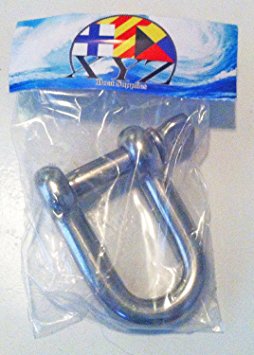 XYZ Boat Supplies Stainless Steel D Shackle