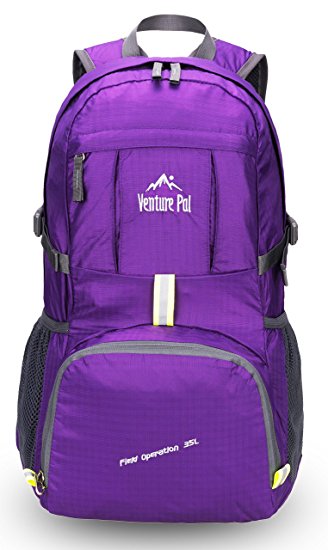 Venture Pal Lightweight Packable Durable Travel Hiking Backpack Daypack