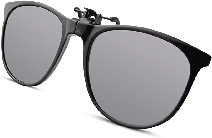 Bauhaus Polarized Clip on Sunglasses for Men & Women UV Protection with Flip Up Anti Glare Fishing Driving Glasses …