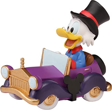 Precious Moments Disney Collectible Parade Scrooge McDuck Figurine, Multi, one Size