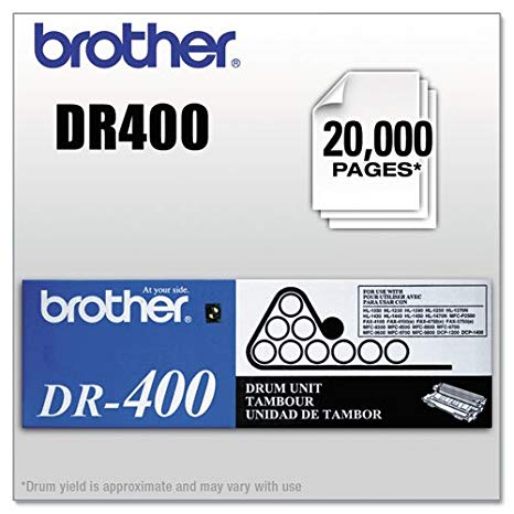Brother DR400 Drum Cartridge - New (Retail Packaging)