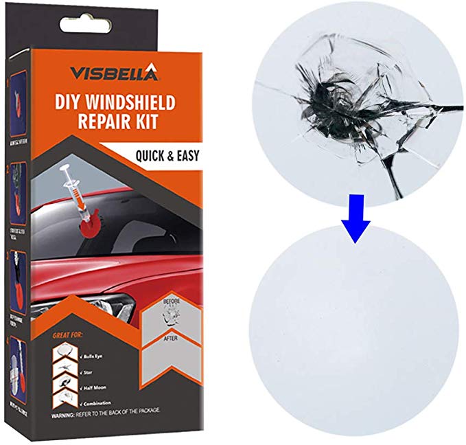 Visbella Windshield Repair kit DIY Car Window Repair polishing Windscreen Glass Renewal Tool (Paper)