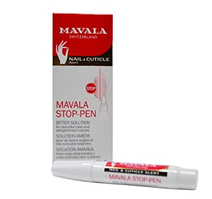 Mavala Stop Deterrent Nail Serum Treatment Pen | Nail Care and Cuticle Care to Help Stop Putting Fingers In Your Mouth | For Ages 3  | 0.15 fl oz - 1 Pen