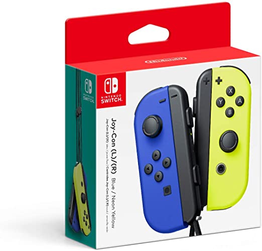 Nintendo Blue/ Neon Yellow Joy-Con (L-R) - Switch