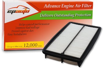 EPAuto GP013 (CA10013) Honda / Acura Replacement Extra Guard Rigid Panel Engine Air Filter for Odyssey (2005-2010), Pilot (2009-2015), MDX (2007-2009)