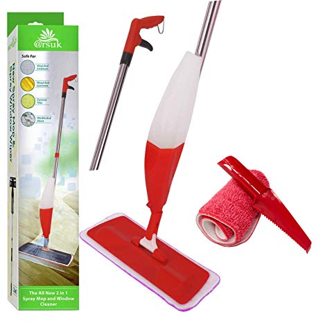 Spraying Mop for Wood Laminate Tile Marble Floor Active Trigger Spray Sweeping